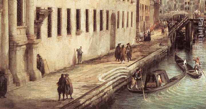 Rio dei Mendicanti (detail) painting - Canaletto Rio dei Mendicanti (detail) art painting